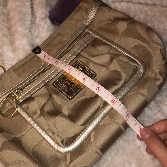 Coach Poppy Monogram Handbag Bag - Picture 9 of 11